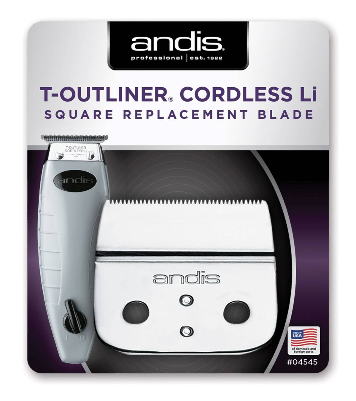 ANDIS BLADE T-OUT CORDLESS LI SQUARE