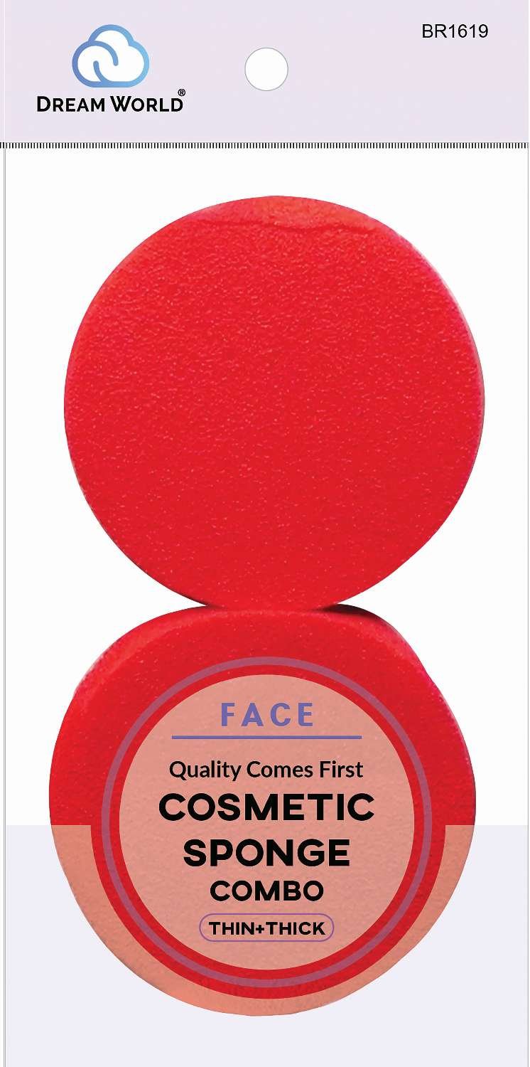 DREAM C/SPONGE RUBBER RED COMBO 2PC/PK THIN+THICK