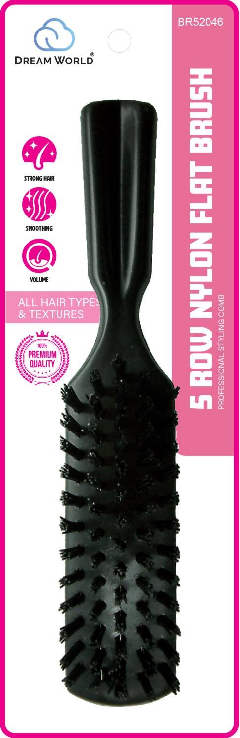 DREAM BRUSH NYLON FLAT 5 ROW