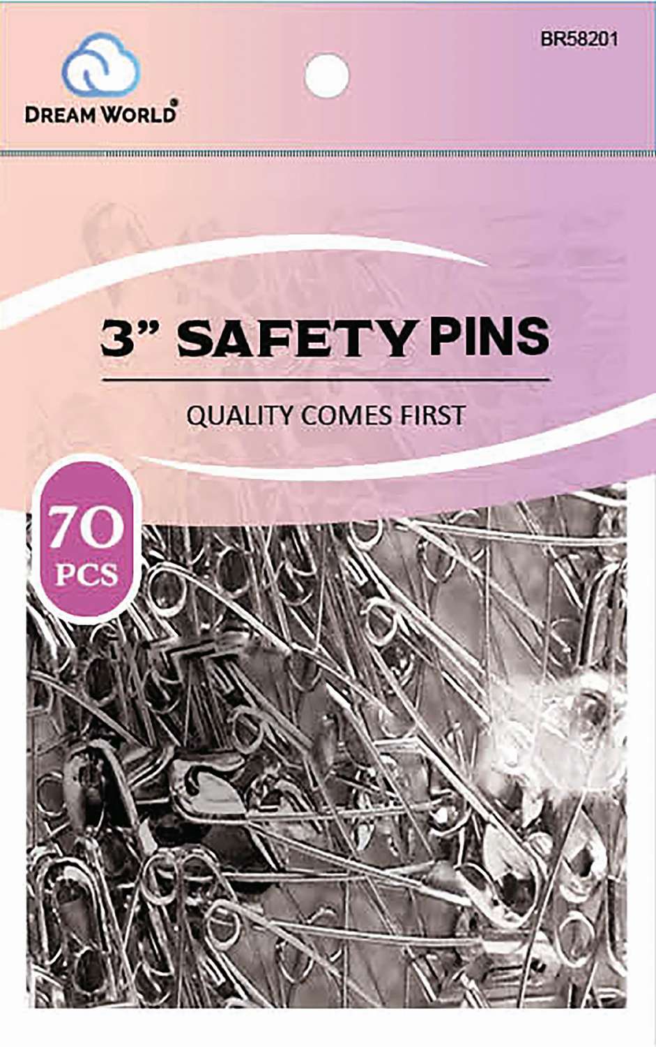 DREAM PIN SAFETY -70PC/PK