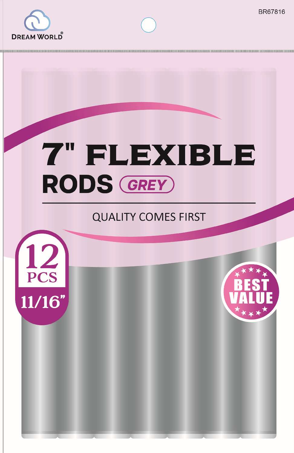 DREAM ROD FLEX 7  V/P GREY 12CT