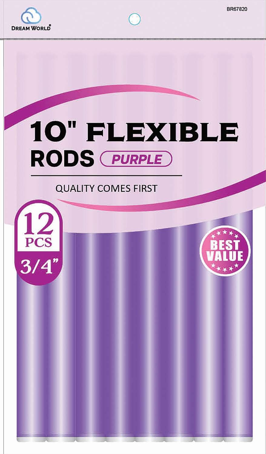DREAM ROD FLEX 10  V/P PURPLE 12CT