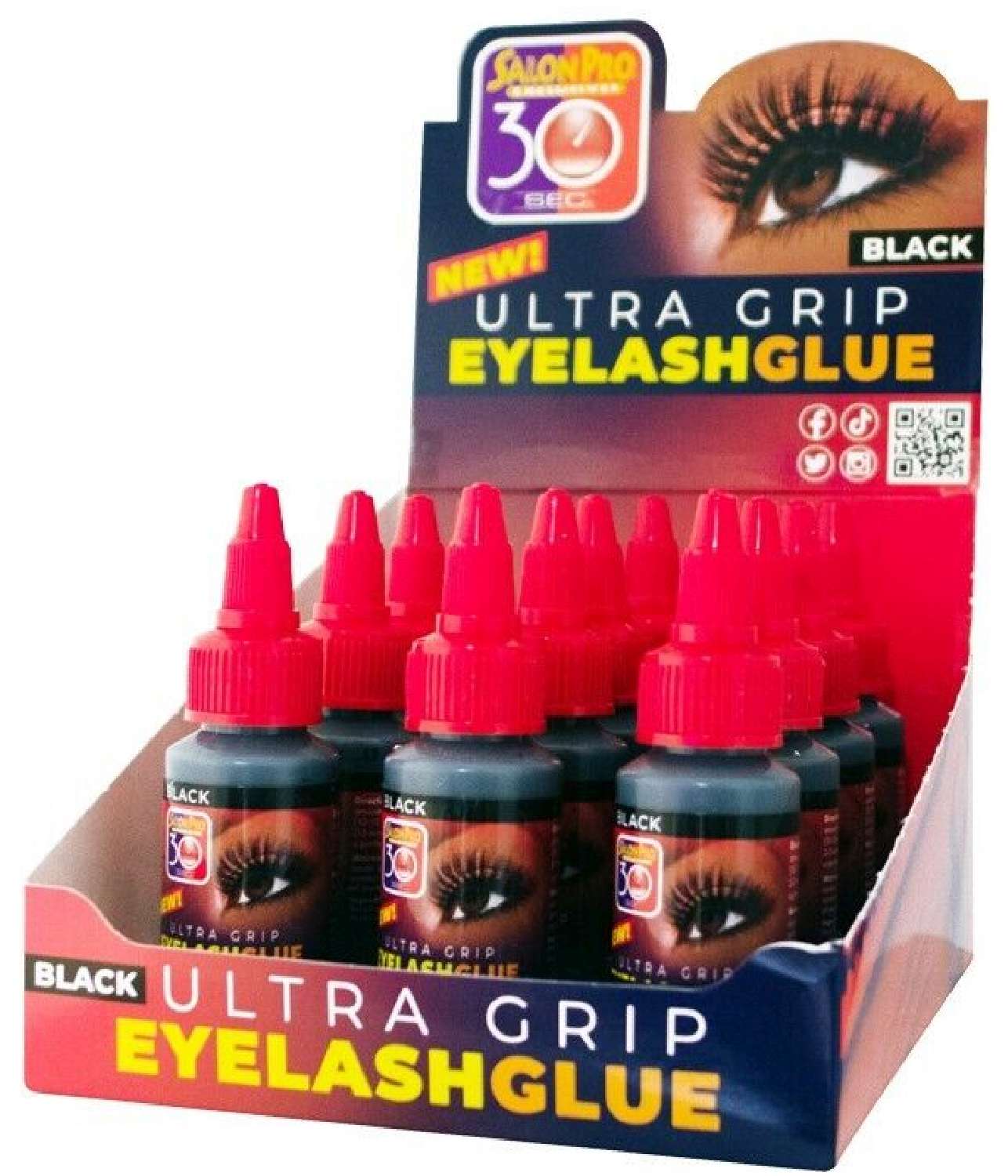 SALON PRO 30 SEC EYELASH GLUE 12DP BLACK