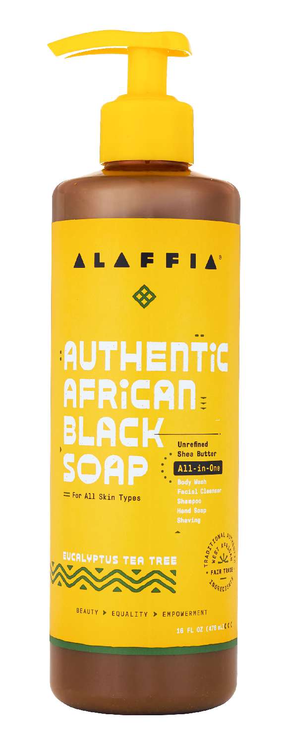ALAFFIA AFRICAN BLACK SOAP EUCALYPTUS
