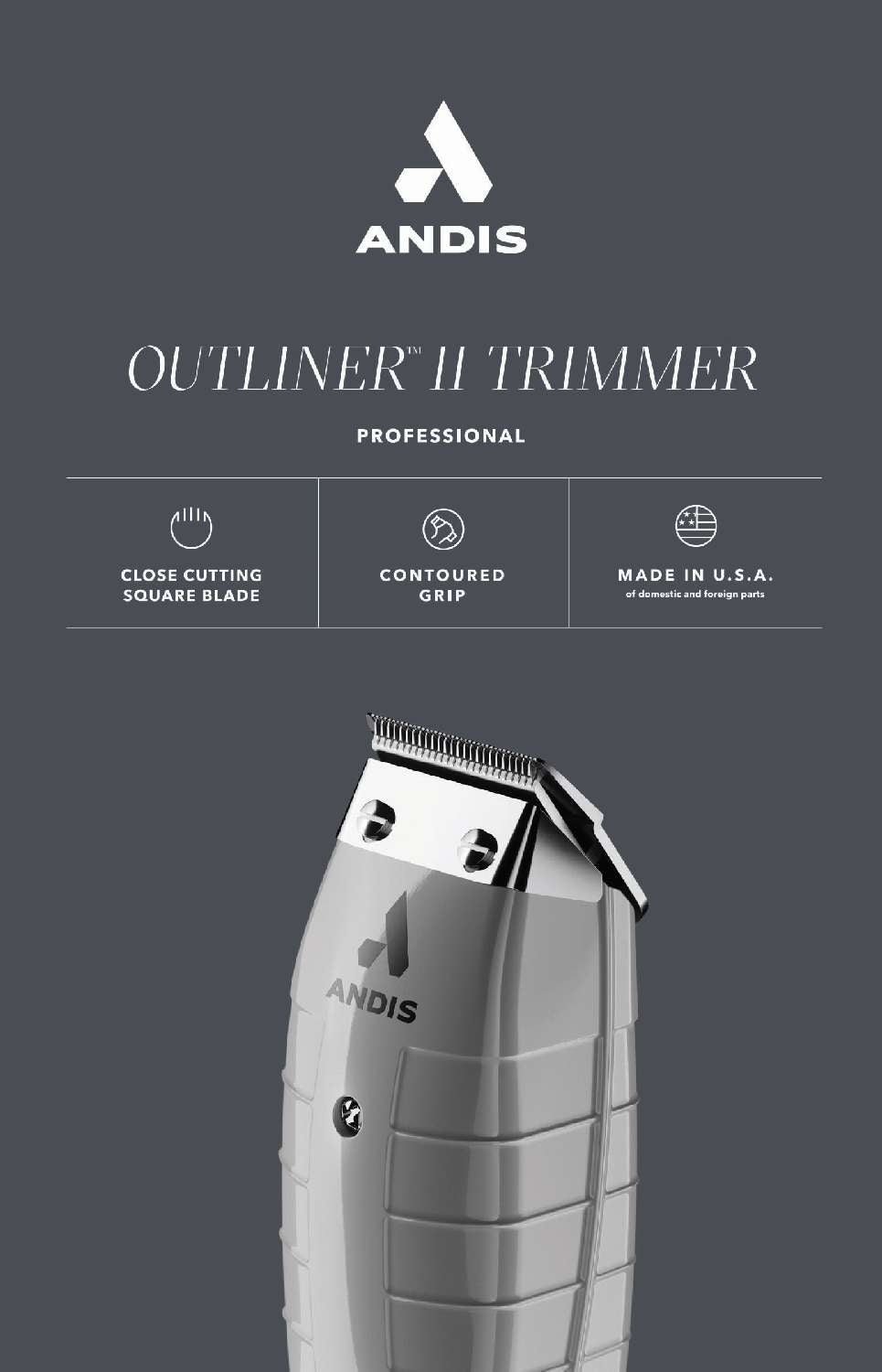 ANDIS TRIMMER OUTLINER II NEW PACK
