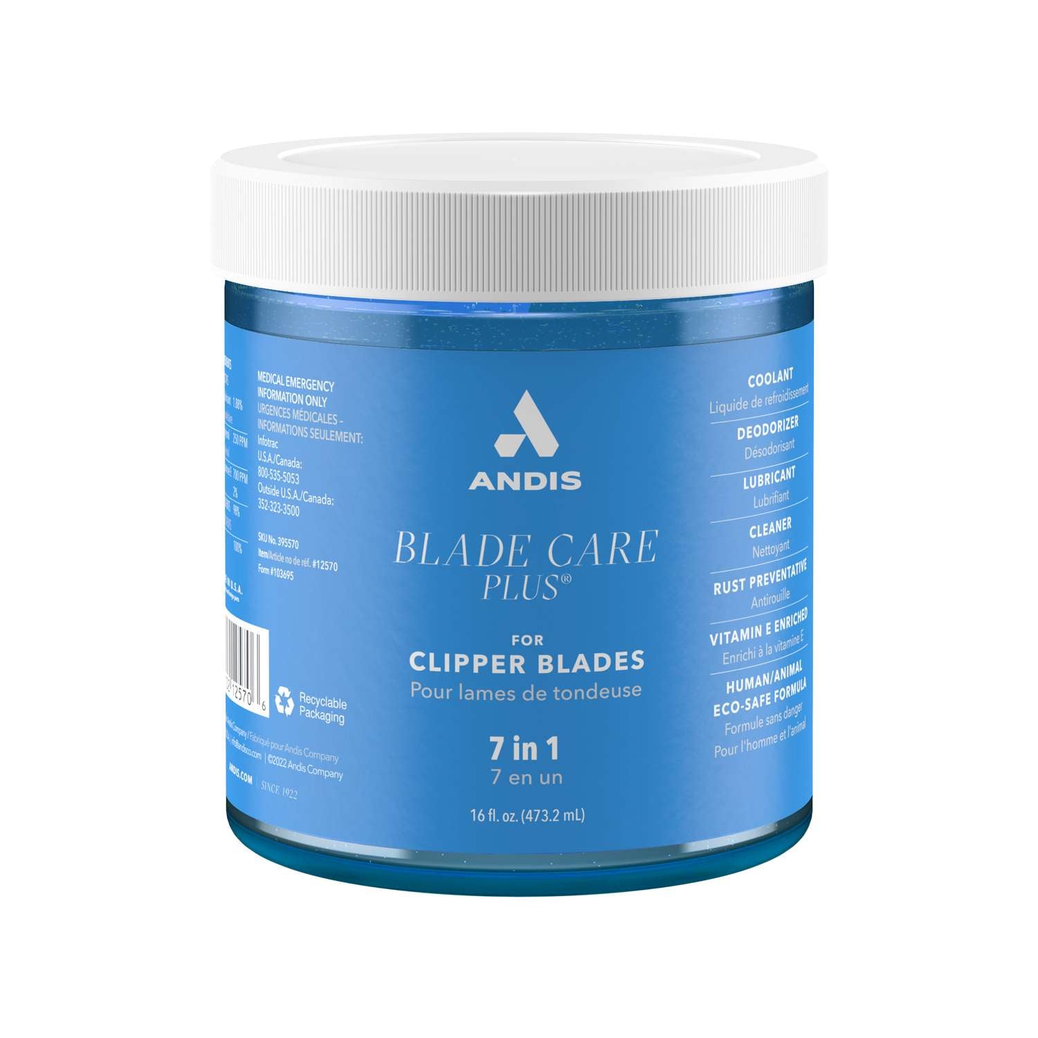 ANDIS BLADE CARE PLUS JAR