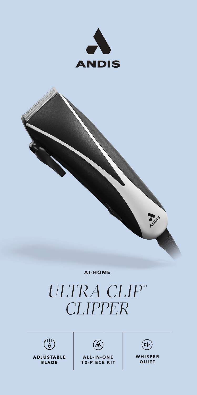 ANDIS AT-HOME CLIPPER ULTRA CLIP