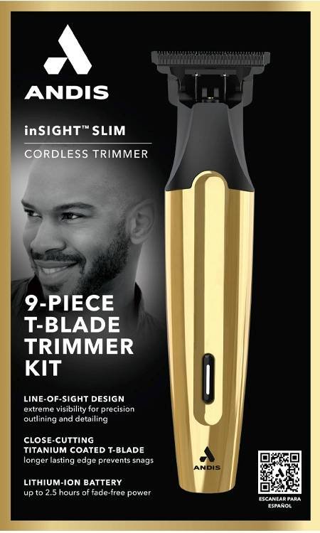ANDIS AT-HOME TRIMMER INSIGHT T-BLD GOLD