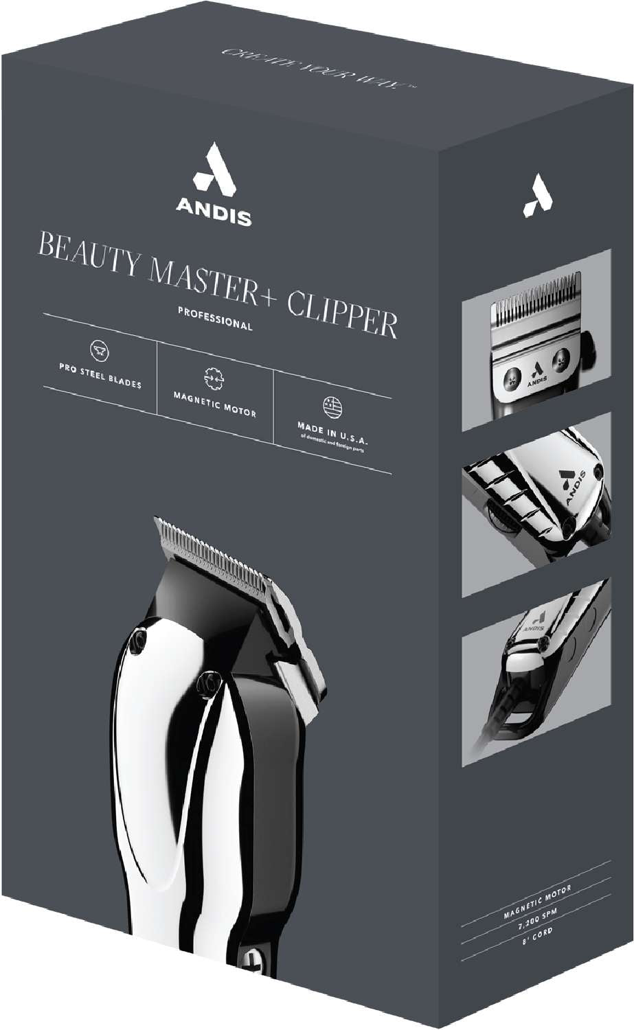 ANDIS CLIPPER BEAUTYMASTER+ NEW PACK