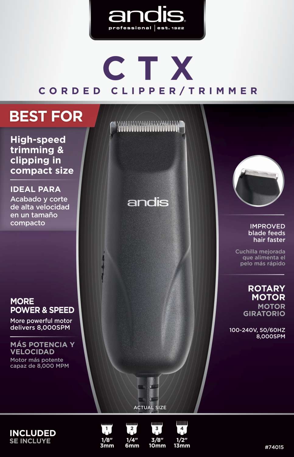 ANDIS TRIMMER CTX