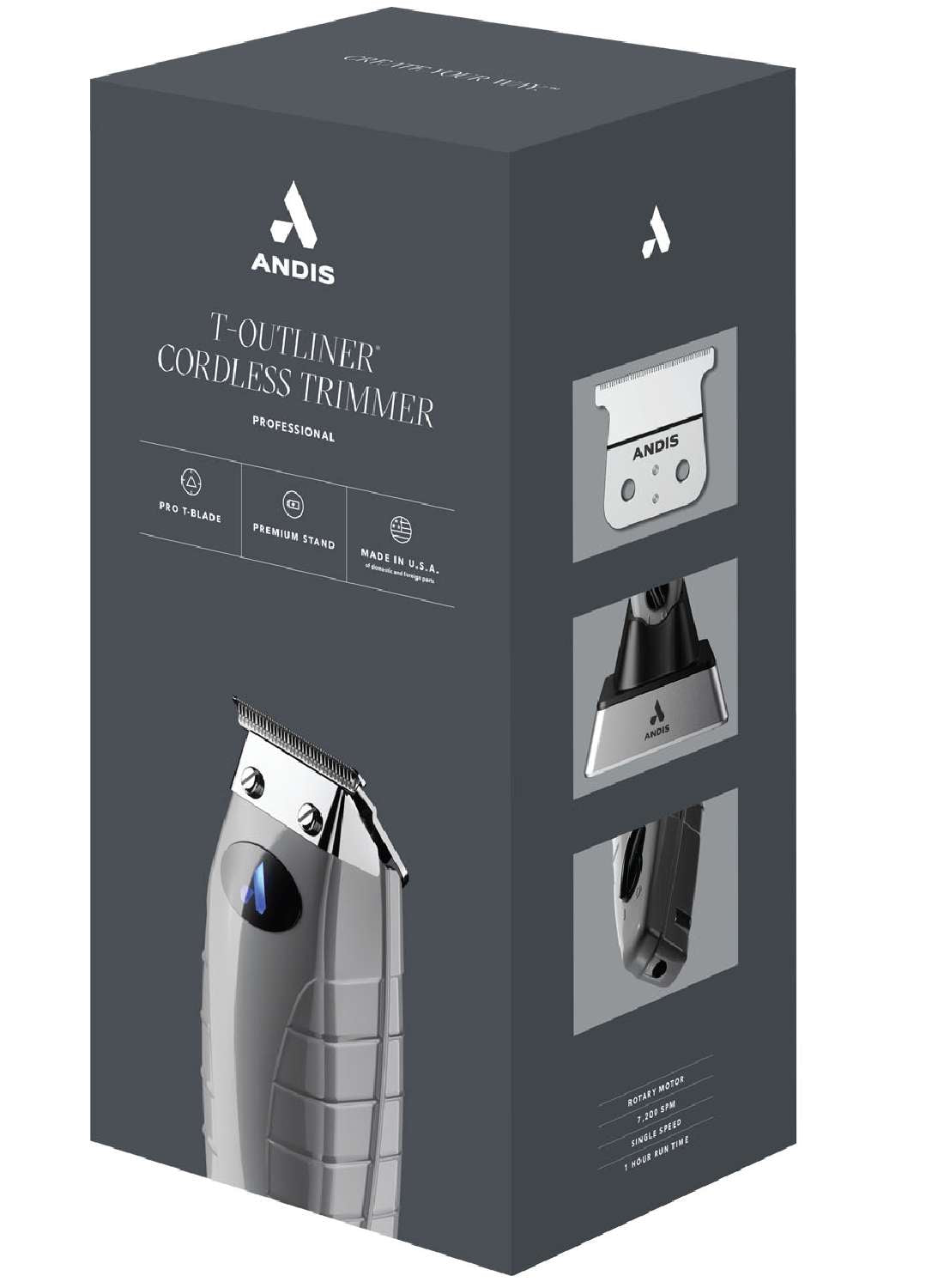 ANDIS TRIMMER T-OUTLINER CORDLESS NEW PK