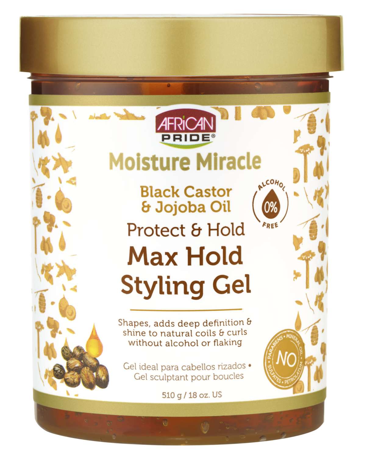 A/P MOISTURE STYLING GEL [BLACK CASTOR]
