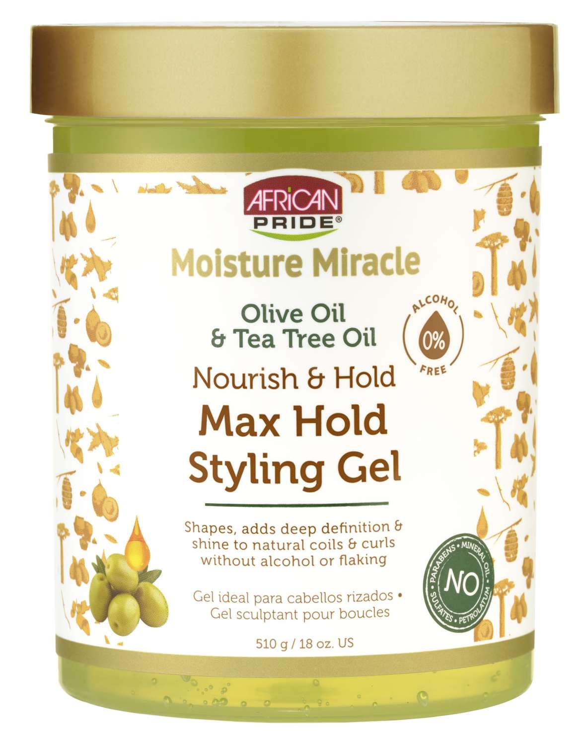 A/P MOISTURE STYLING GEL [OLIVE/T-TREE]