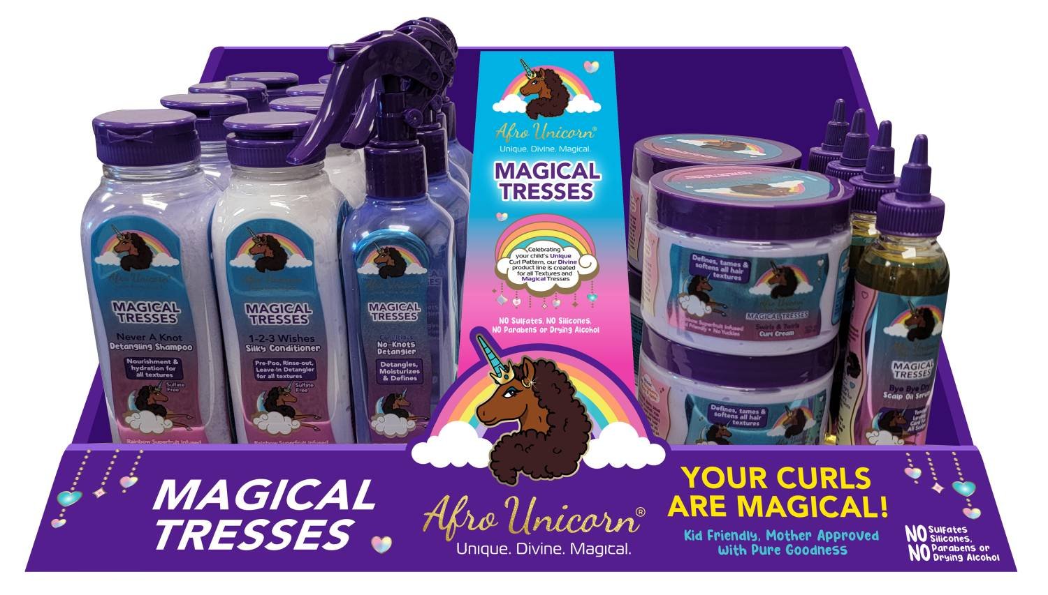 AFRO UNICORN 20 PCS DISPLAY
