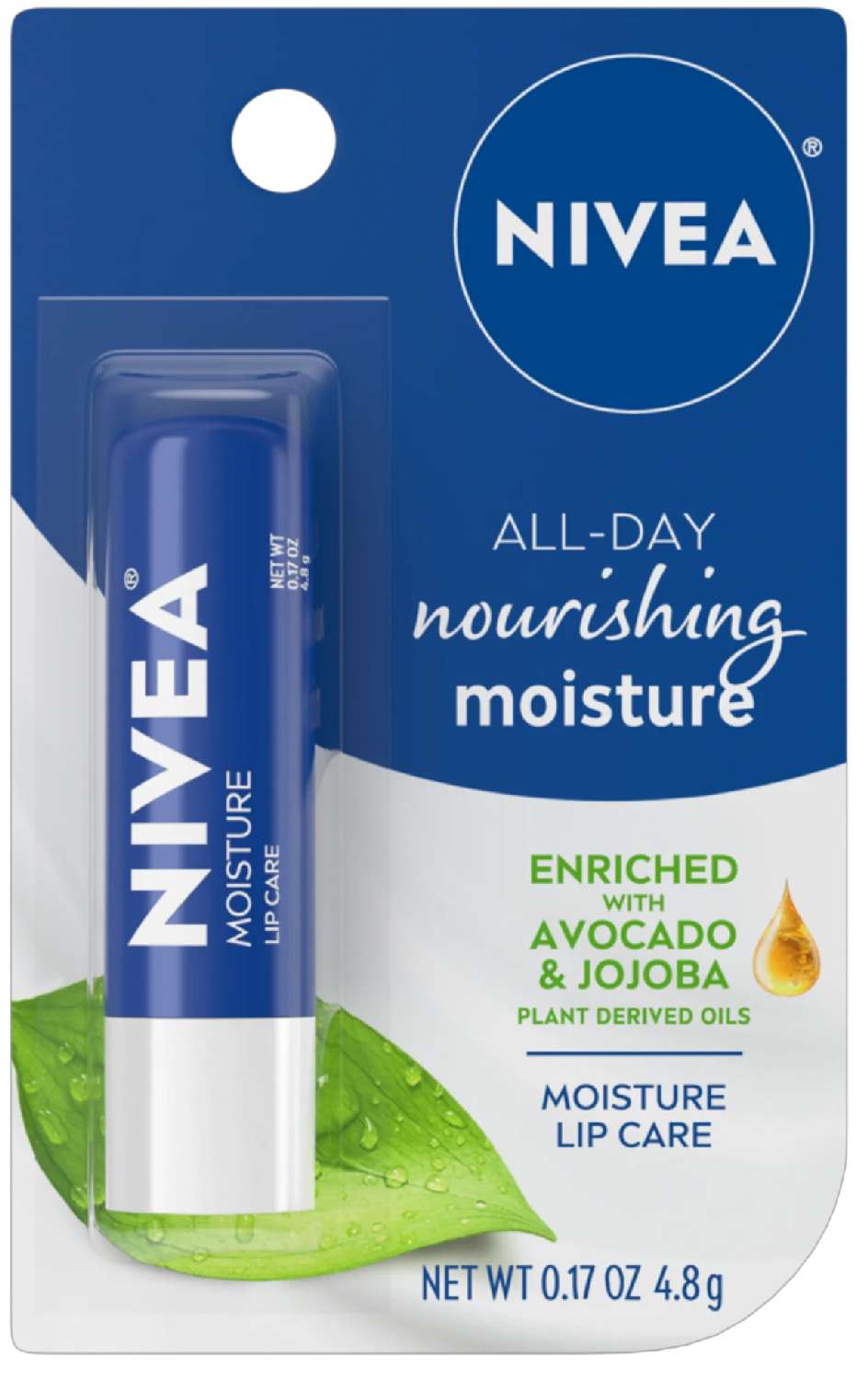 NIVEA LIP CARE STICK MOISTURE 0.17OZ