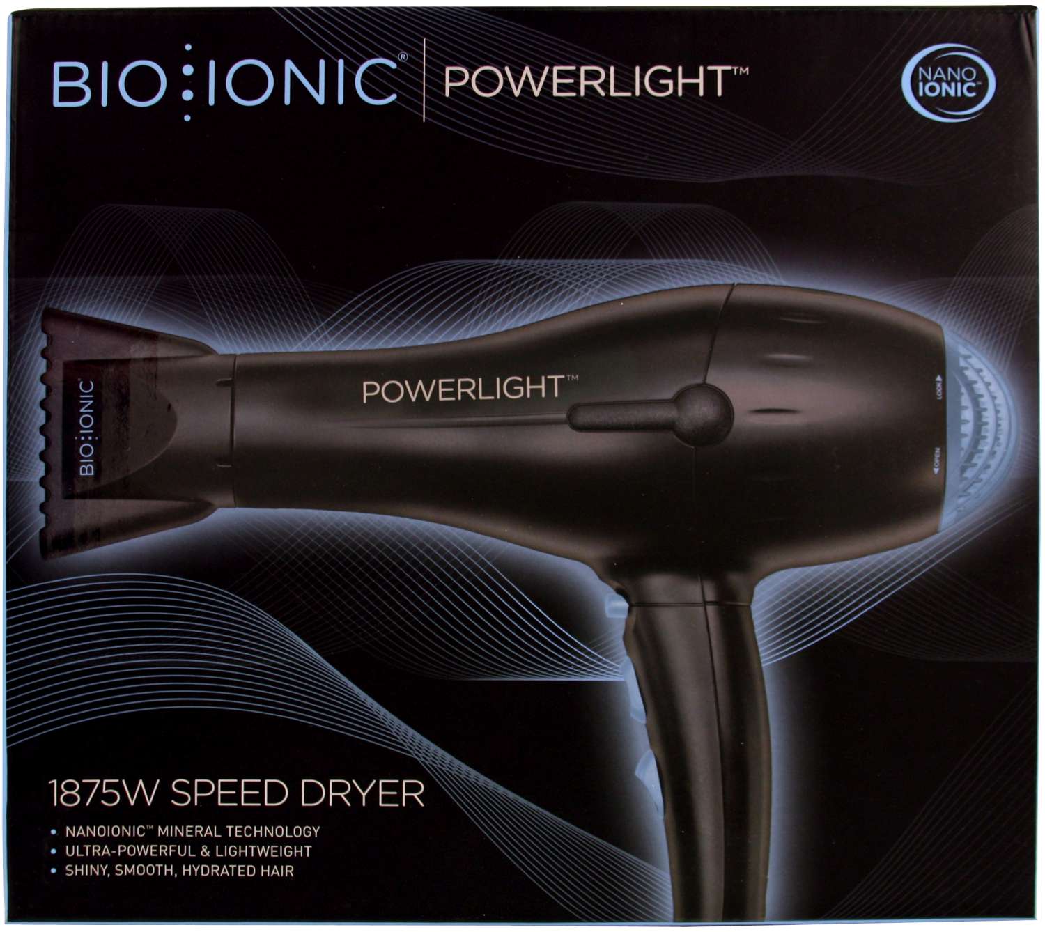 BIOIONIC DRYER POWERLIGHT BLK
