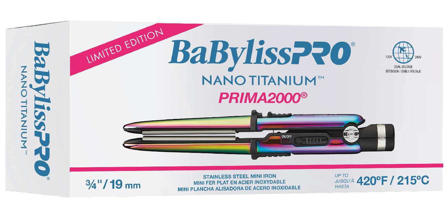 BABYLISS N/T F/IRON PRIMA2000 IRIDESCENT
