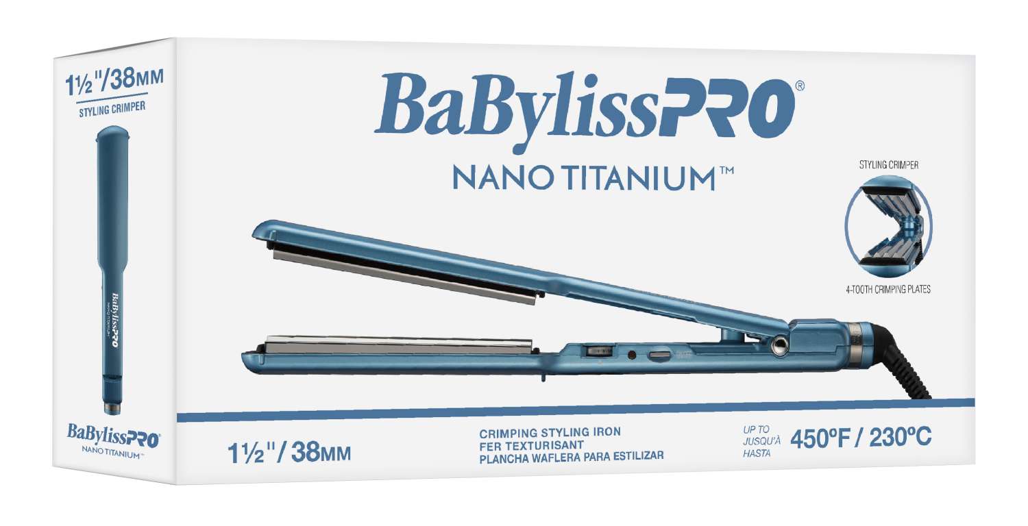 BABYLISS N/T CRIMPING IRON STYLING