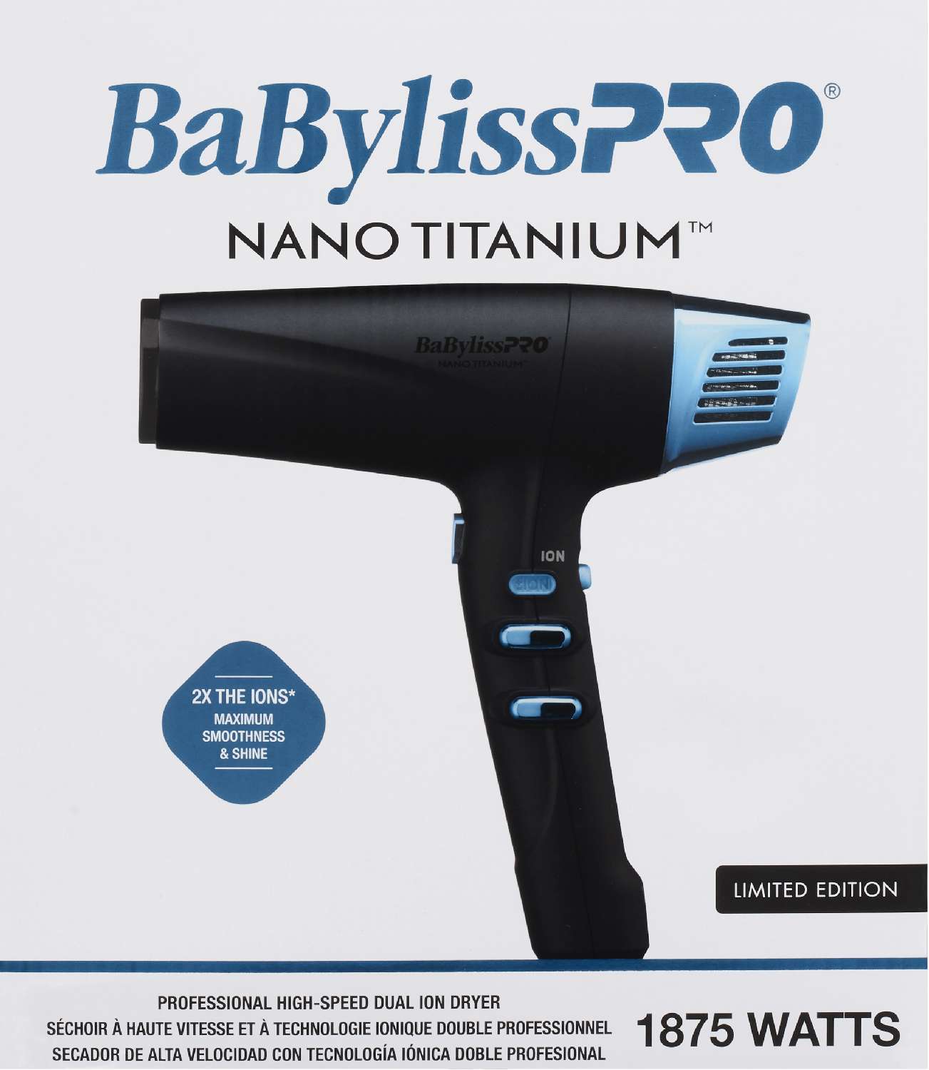 BABYLISS N/T DRYER HI-SPEED DUAL ION L/E