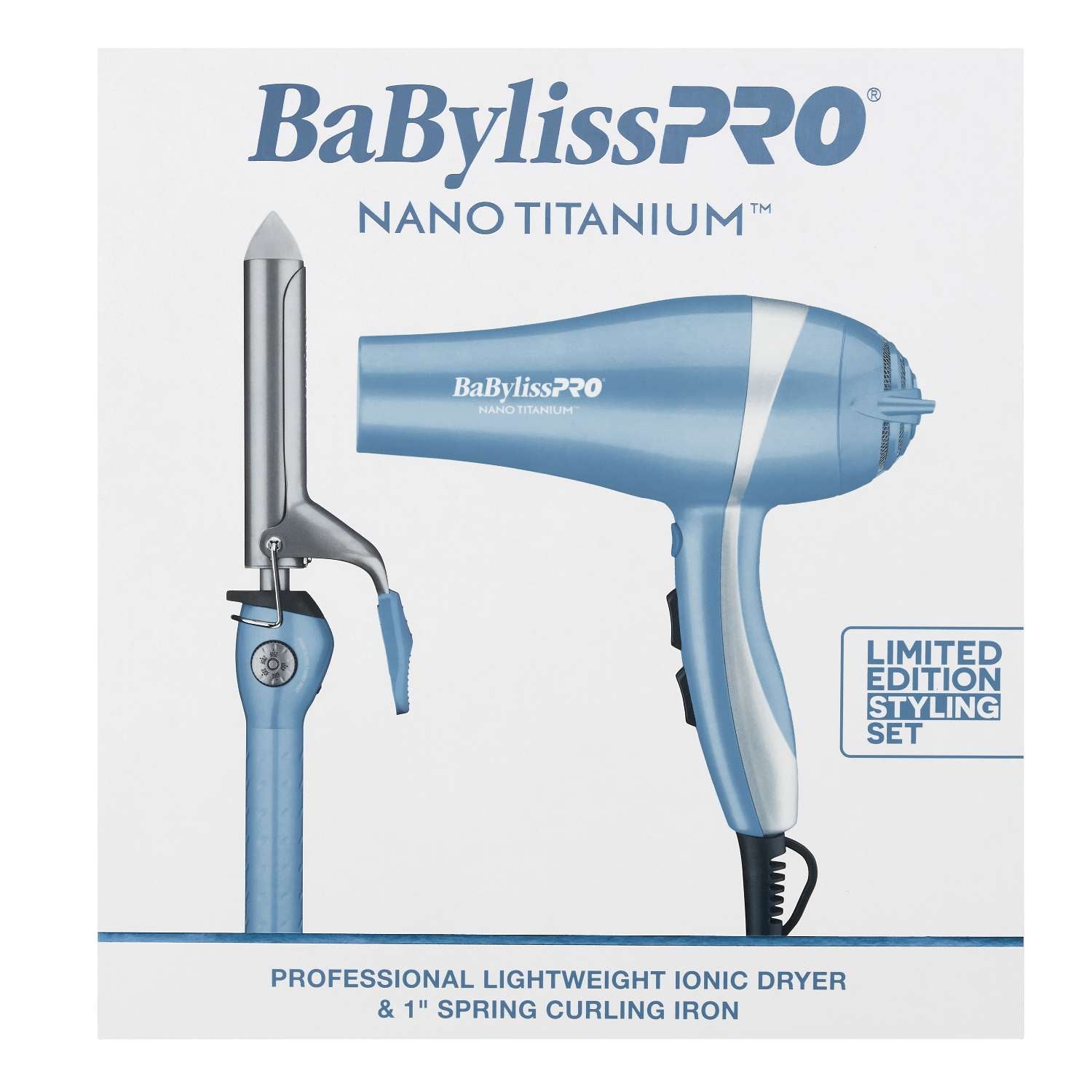 BABYLISS N/T PPK DRYER/CURL IRON 1IN