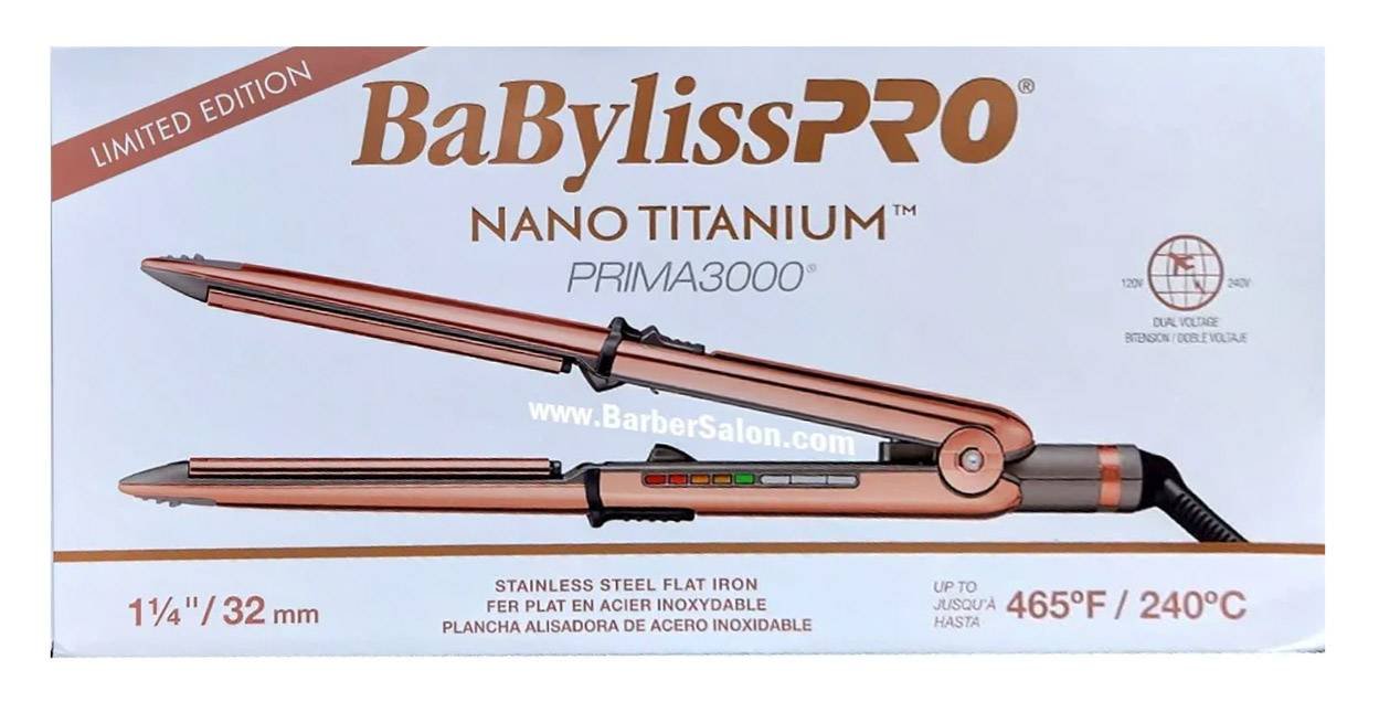BABYLISS N/T F/IRON PRIMA3000 ROSE GOLD