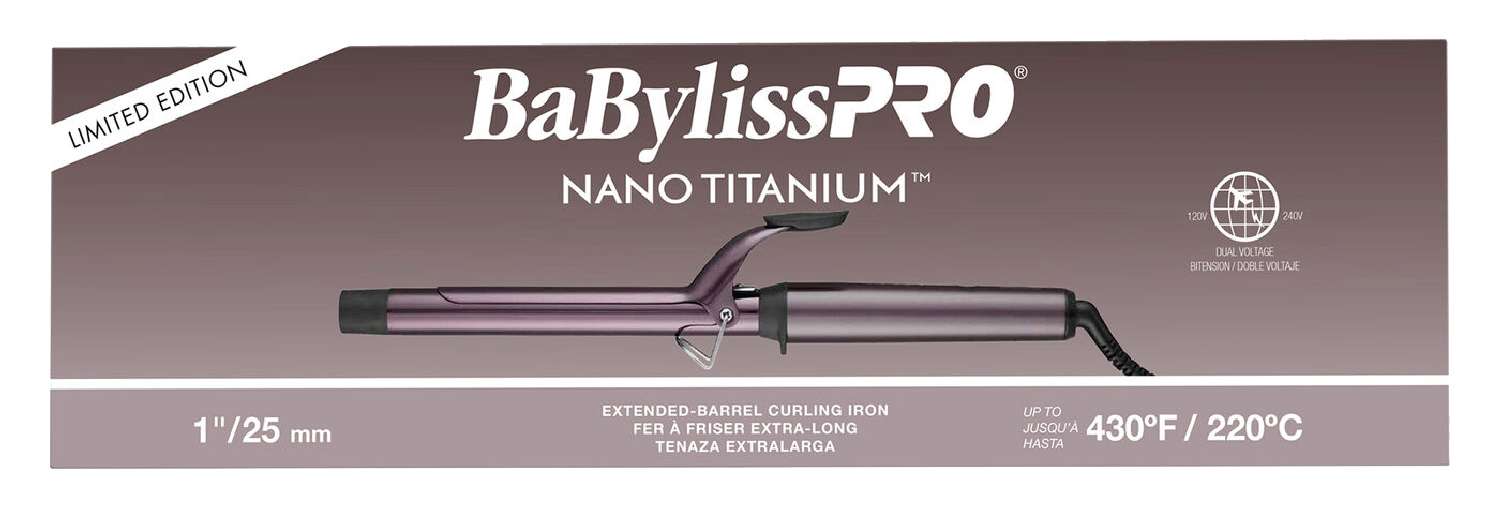 BABYLISS N/T C/IRON EXTEND PURPLE L/ED