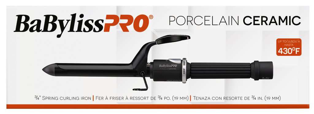 BABYLISS PORC SPRING IRON