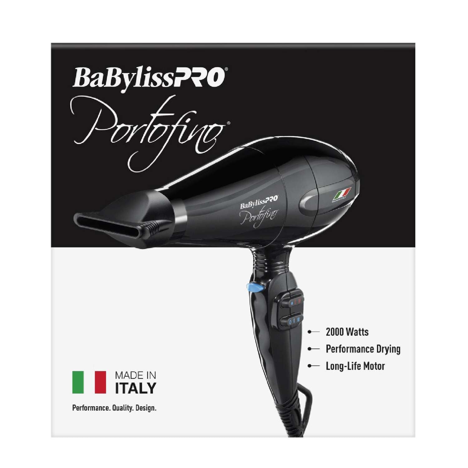 BABYLISS N/T DRYER PORTOFINO BLACK