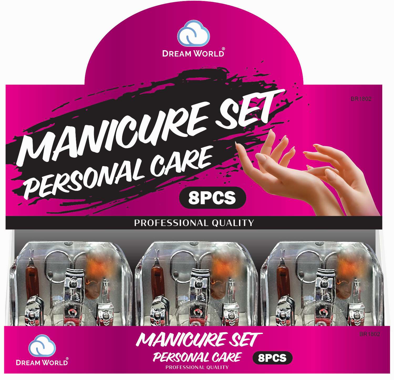 DREAM NAIL MANICURE 8PC/SET