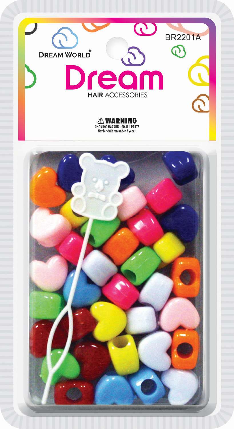 DREAM BEAD HEART BIG 35PC