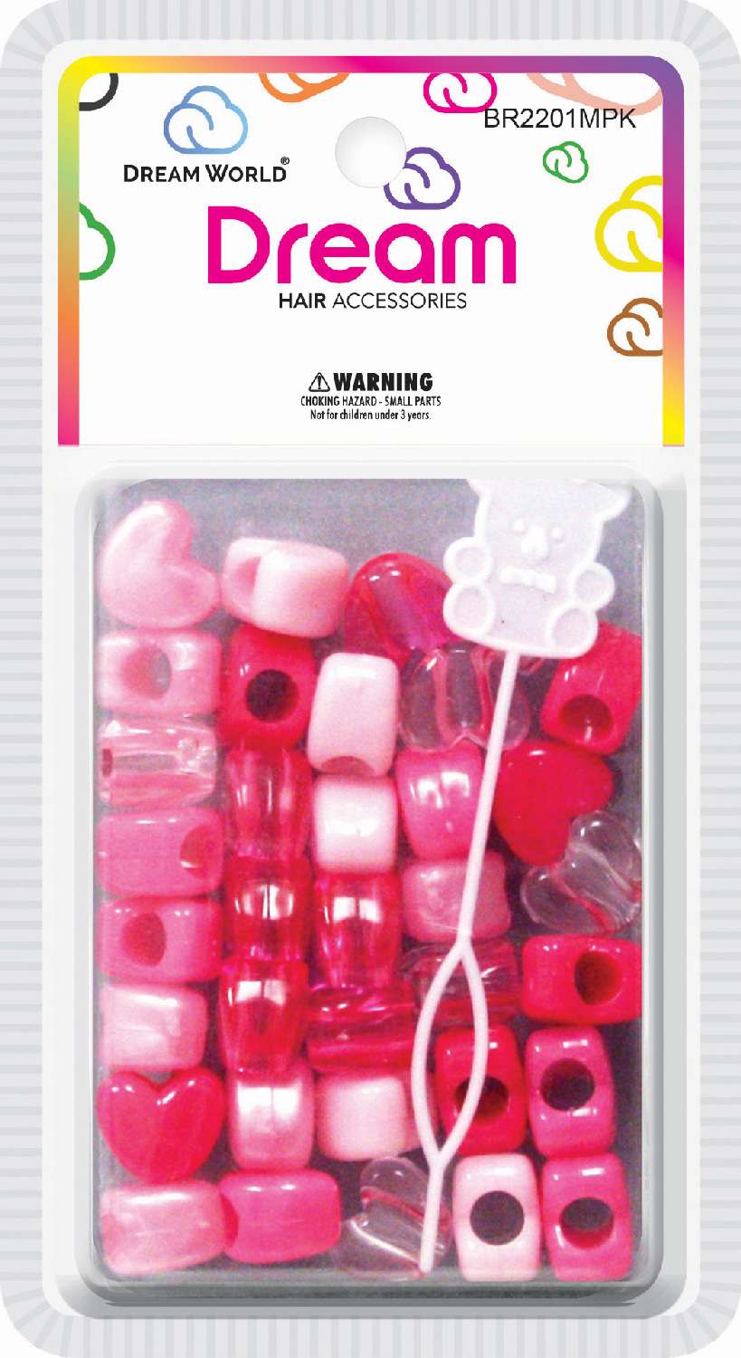 DREAM BEAD HEART BIG 35PC