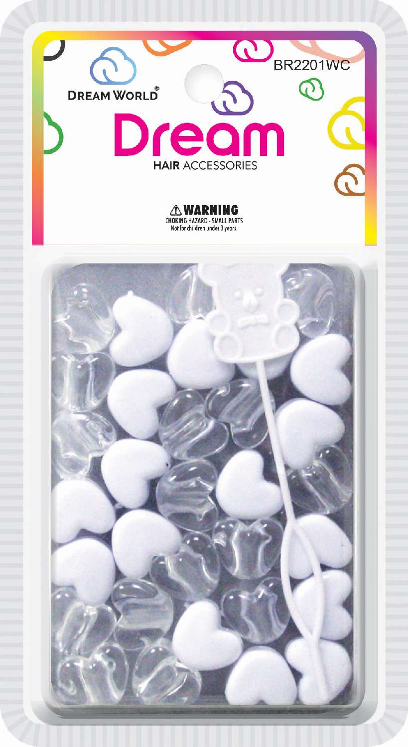 DREAM BEAD HEART BIG 35PC