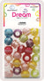 DREAM BEAD 16MM STRIPE 24PC