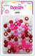 DREAM BEAD DOTS 15MM MIX PINK 70P