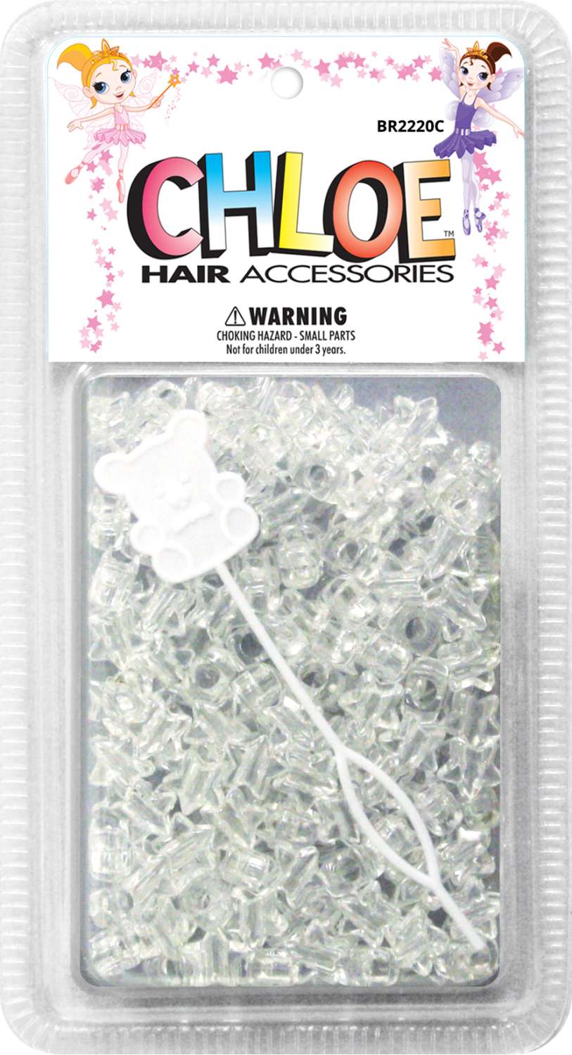 CHLOE BEAD STAR CLEAR