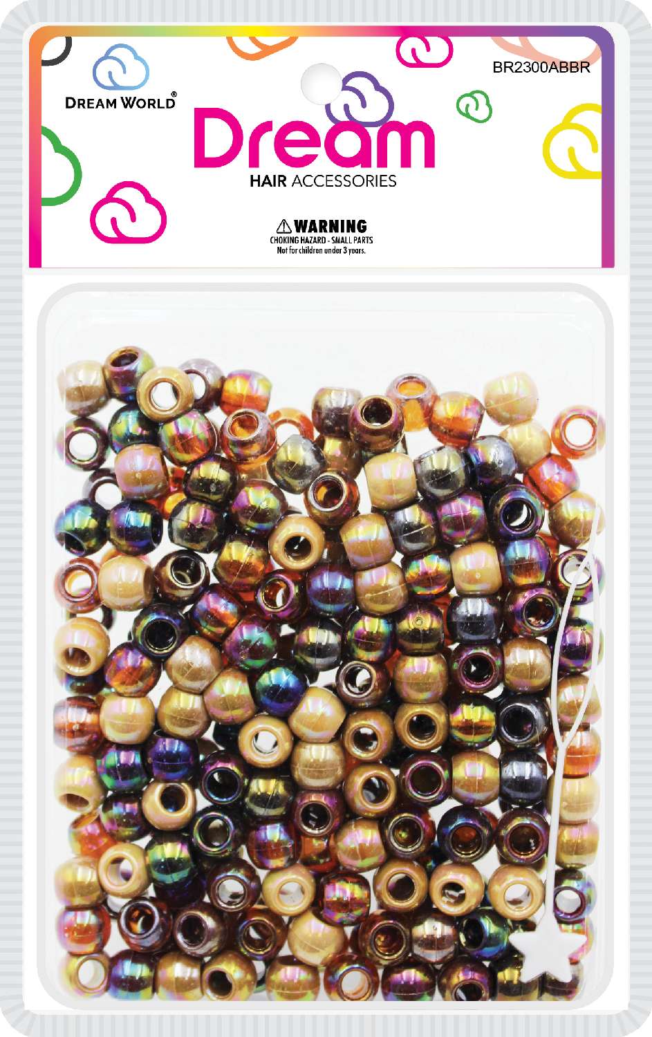 DREAM BEAD 12MM 200PC AB