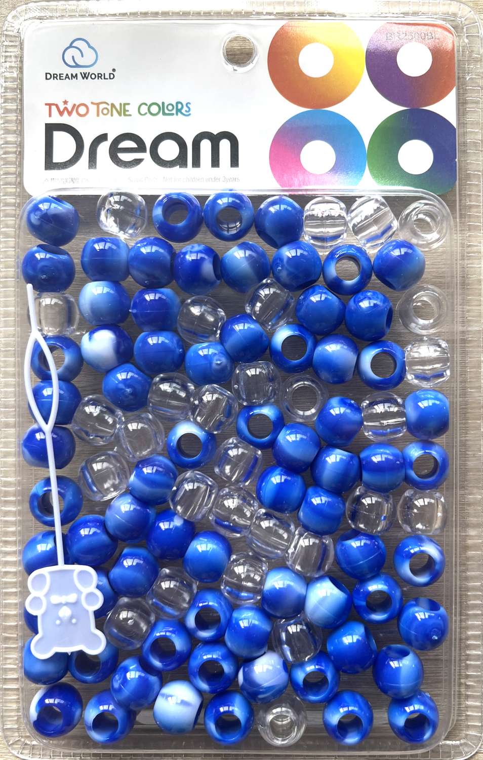 DREAM BEAD 14MM TWO TONE 48PC