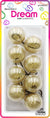 DREAM P/T 40MM 4PC GLITTER