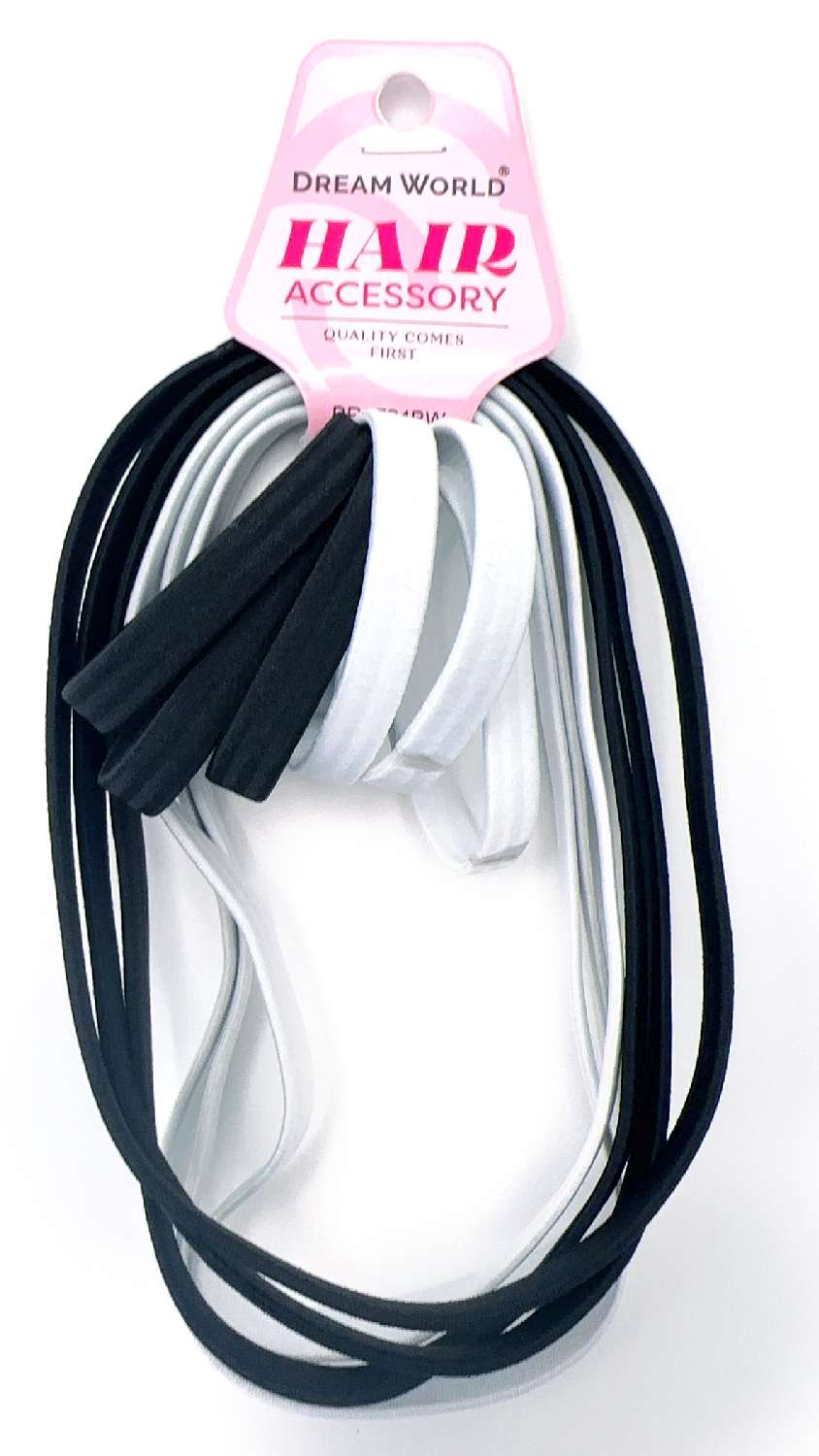 DREAM H/PONYTAIL HOLDER COMBO WIDE 6PC