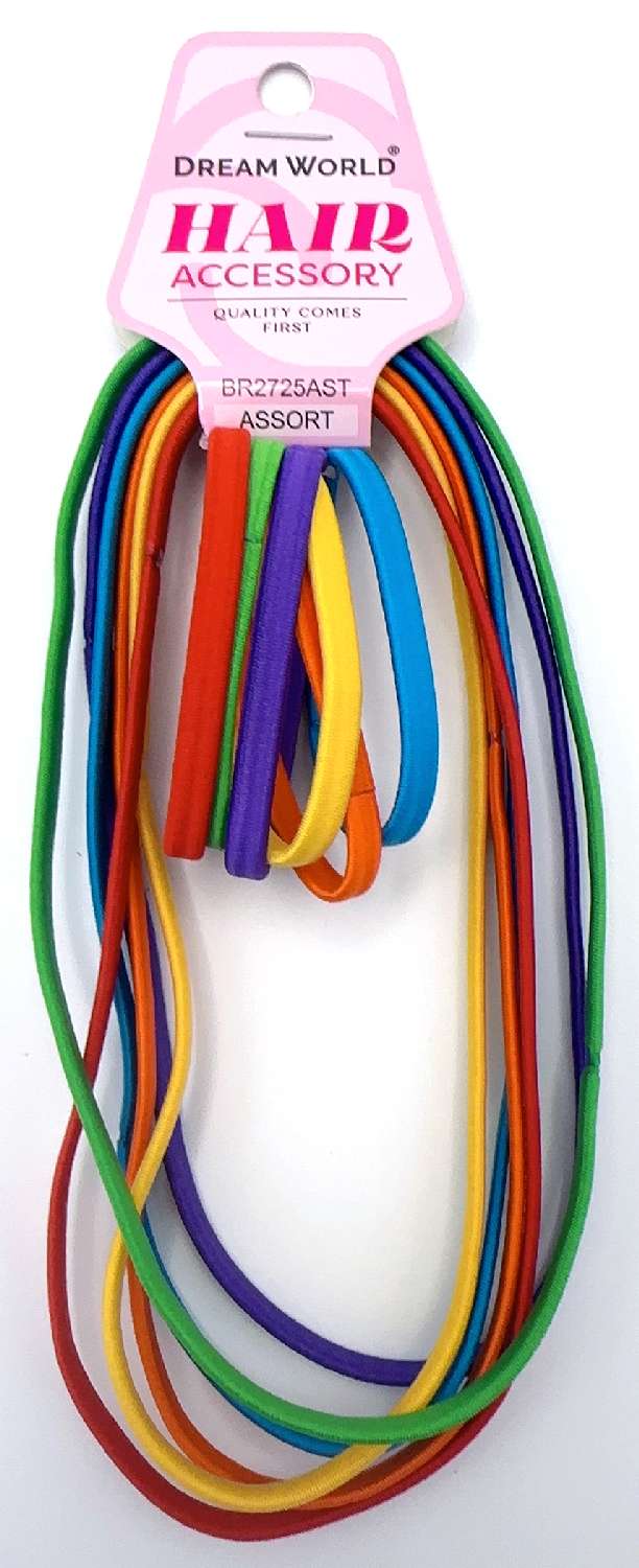 DREAM H/PONYTAIL HOLDER COMBO THIN 6PC