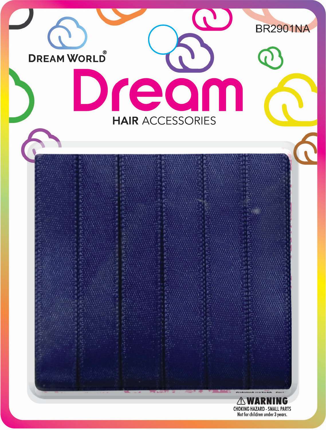 DREAM H/RIBBON NAVY 6PC