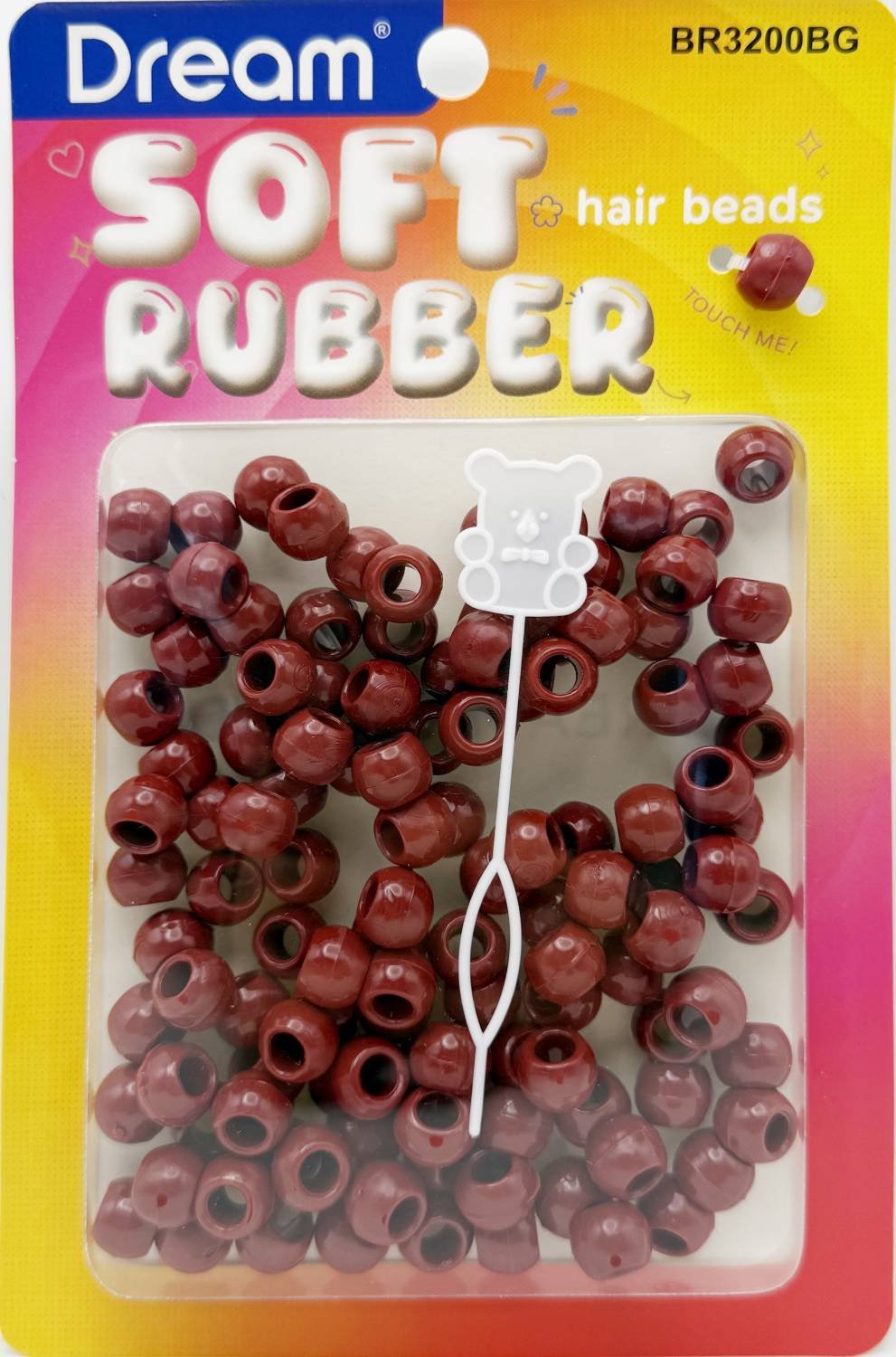 DREAM BEAD SOFT RUBBER BURGUNDY