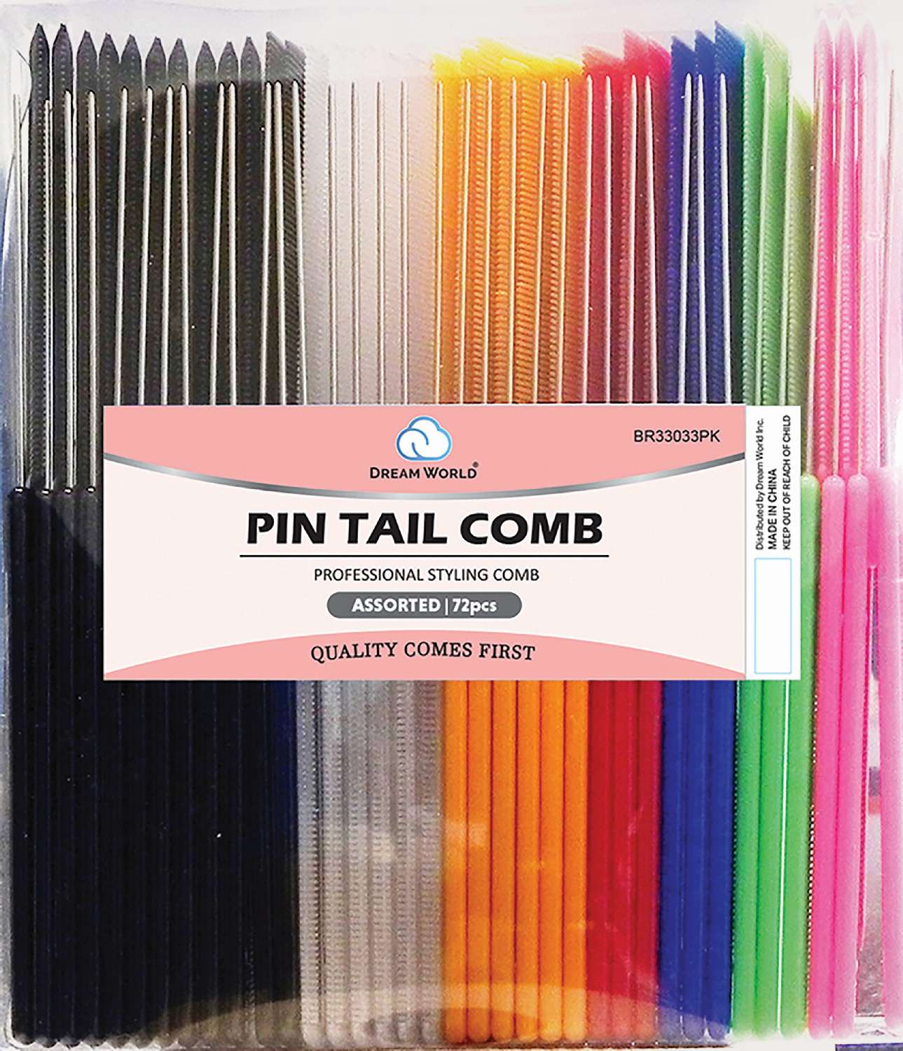 DREAM COMB BULK PINTAIL 72PC/PK