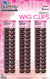 BR CLIP WIG-36PK [2/PK] BROWN