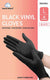 DREAM GLOVES VINYL 6PC/PK BLACK