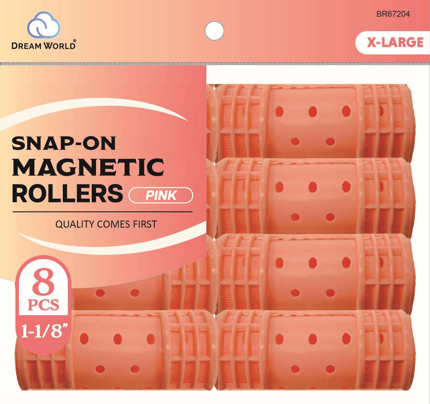 DREAM ROLLER S/ON MAG-PK 8CT X-LARGE