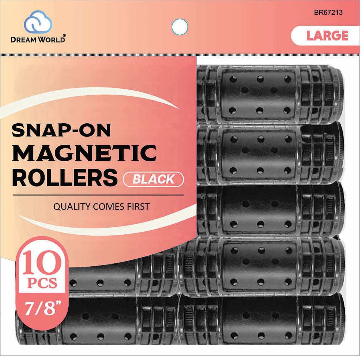 DREAM ROLLER S/ON MAG-BK 10CT LARGE