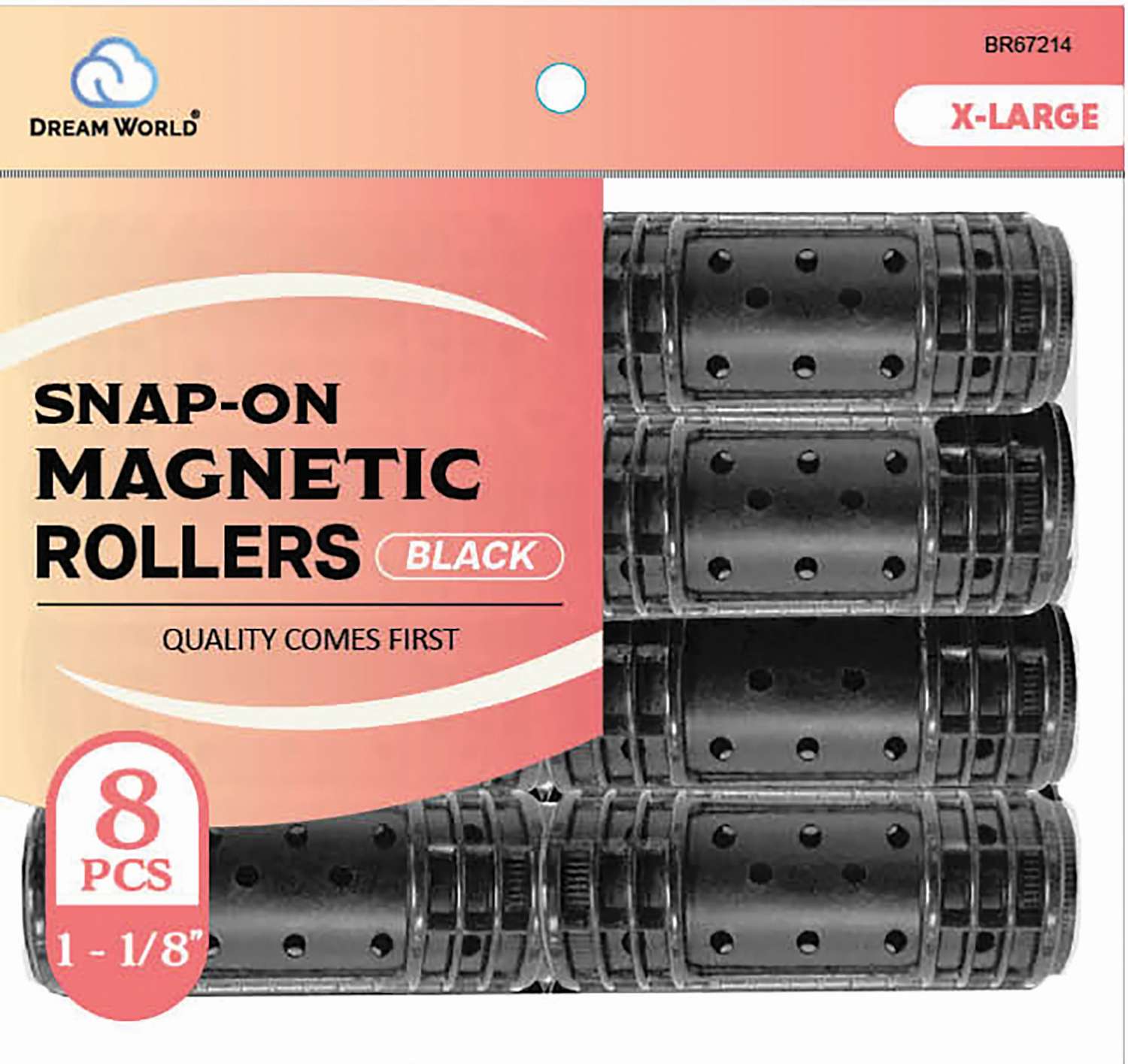 DREAM ROLLER S/ON MAG-BK 8CT X-LARGE