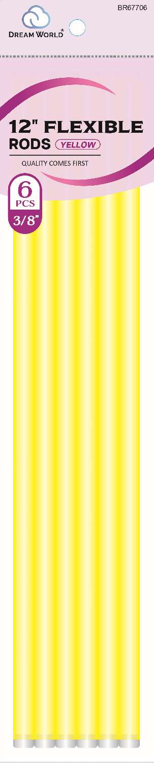 DREAM ROD FLEX 12 YELLOW 6CT