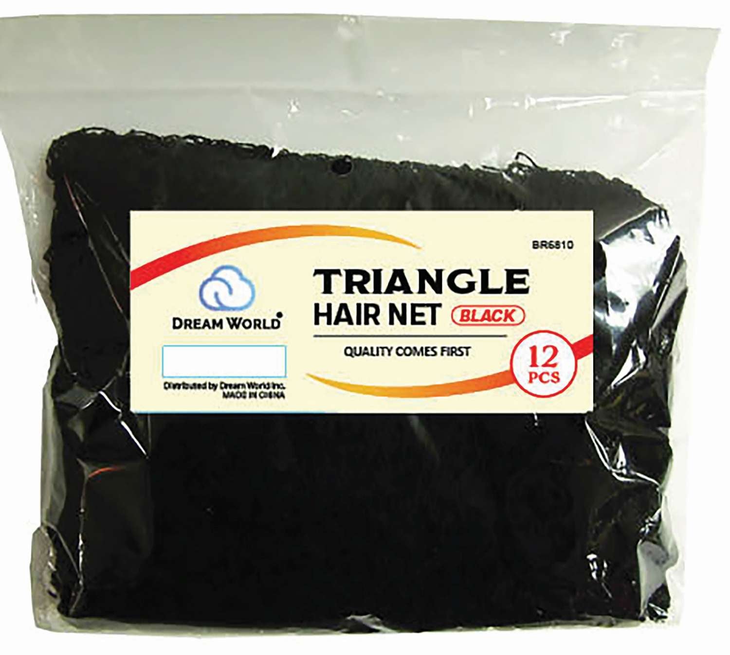DREAM HAIRNET TRIANGLE COTTON 12/PK
